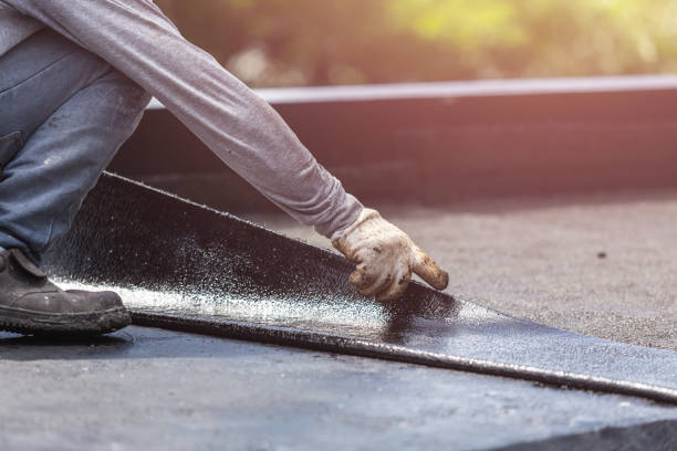 Professional Emergency Waterproofing technician working in Vicksburg, MI